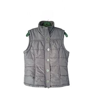 Gray Puffer Vest NWOT